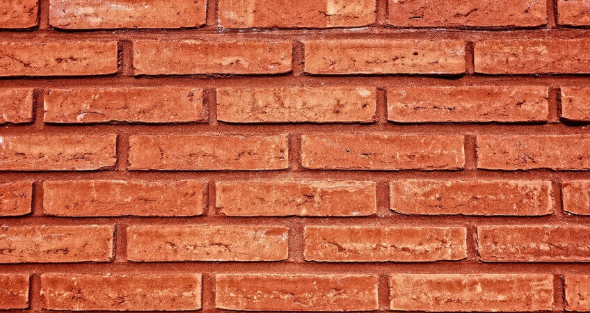 red brick wall