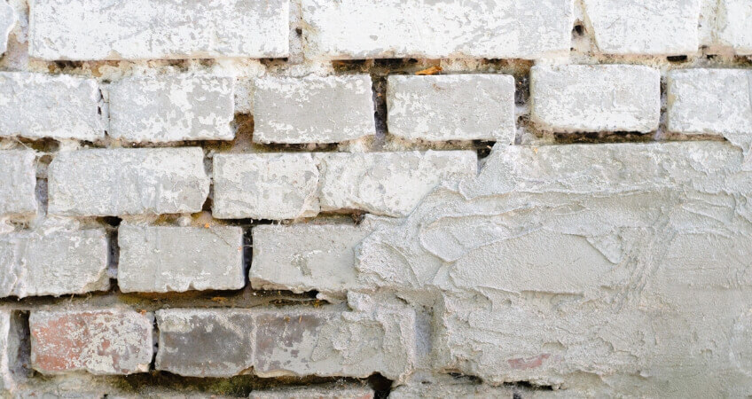 white brick wall